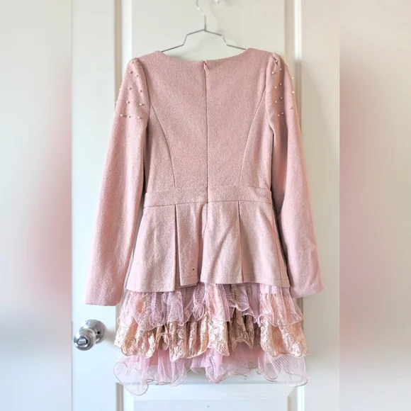 Blush Shabby Chic Dress - Picture 3 of 6